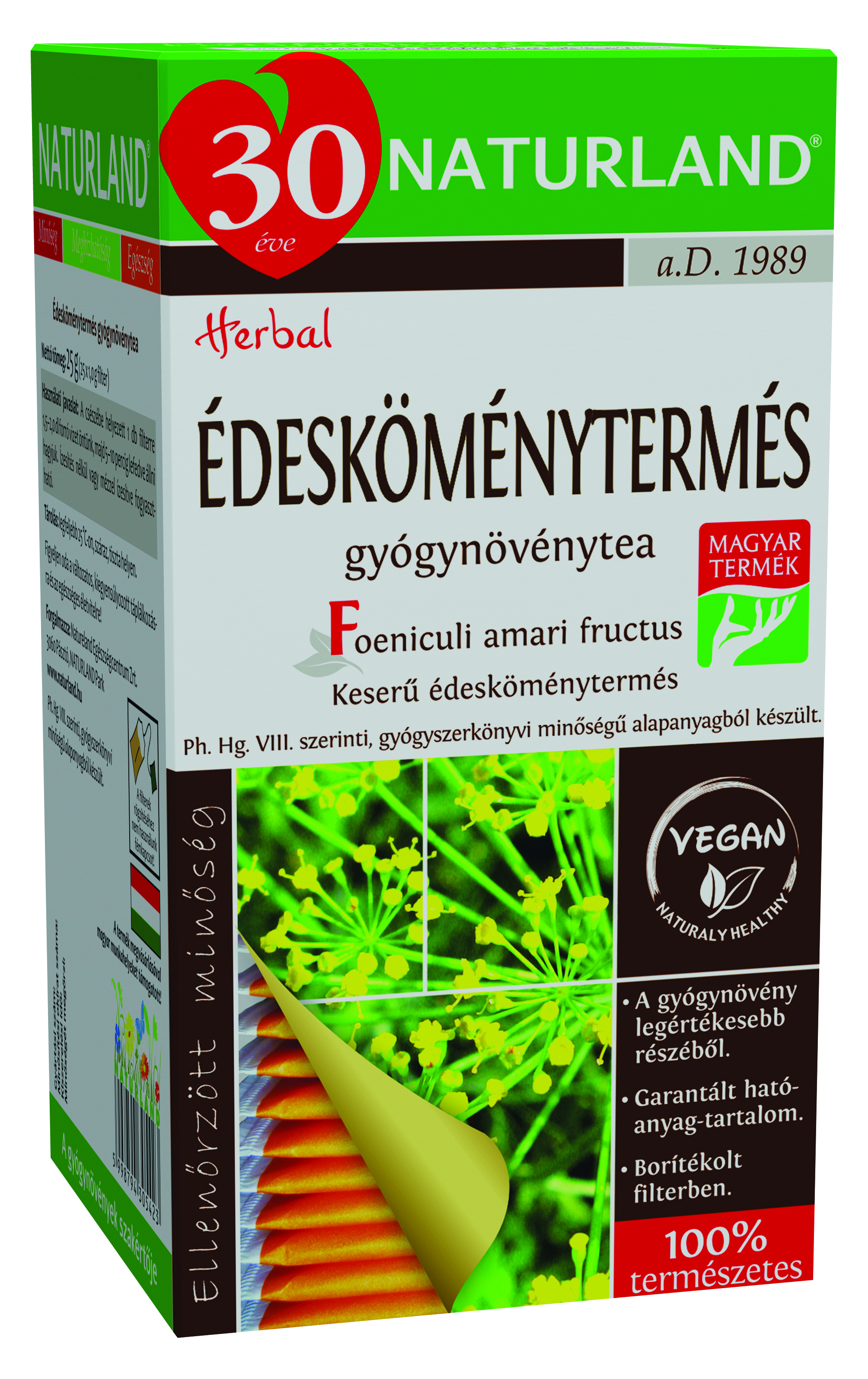 NL Édesköménytermés filteres tea 25x1g